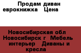 Продам диван еврокнижка › Цена ­ 12 000 - Новосибирская обл., Новосибирск г. Мебель, интерьер » Диваны и кресла   